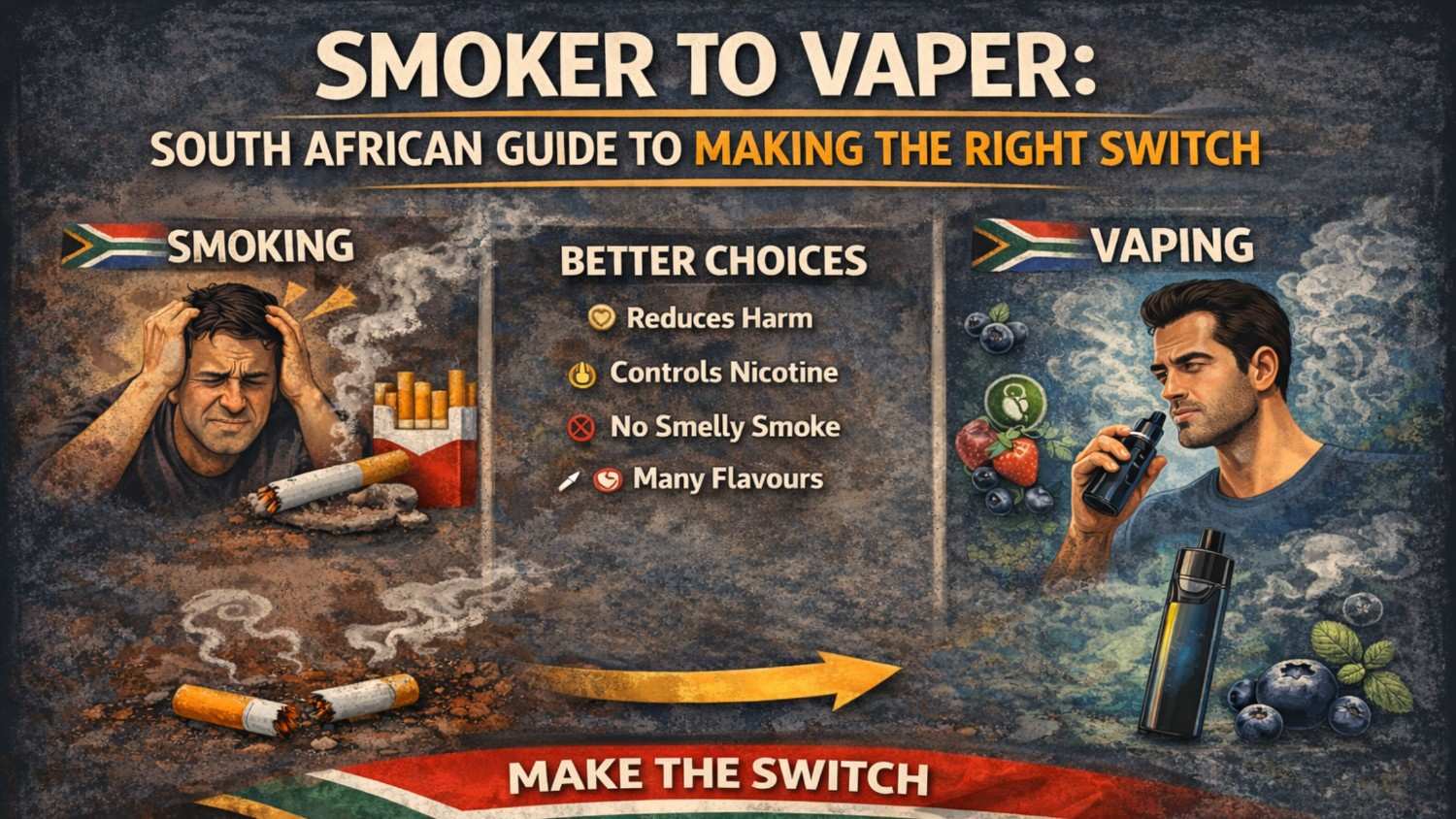 Guide to Switch from Smoking to Vaping in South Africa