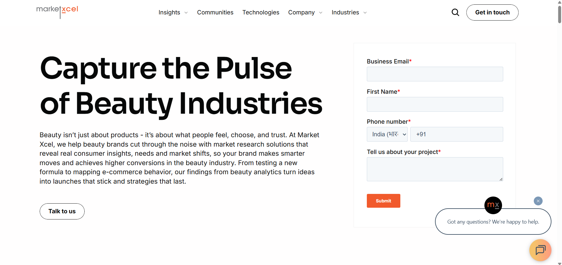 Beauty Sector Market Research in Delhi, Bangalore, Mumbai & India