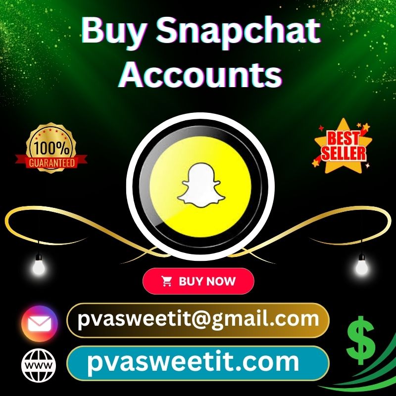 Get Snapchat Accounts - PVA Sweet iT New, Aged (PVA, Bulk) In Any Time