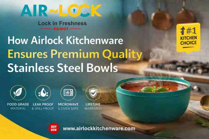 How Airlock Kitchenware Ensures Premium Quality Stainless Steel Bowls