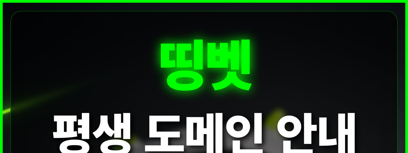 띵벳 평생 도메인 안내