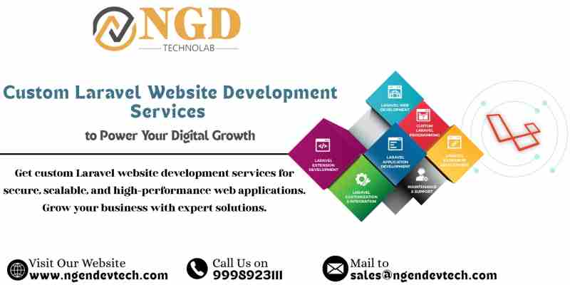 Custom Laravel Website Development Services to Power Your Digital Growth