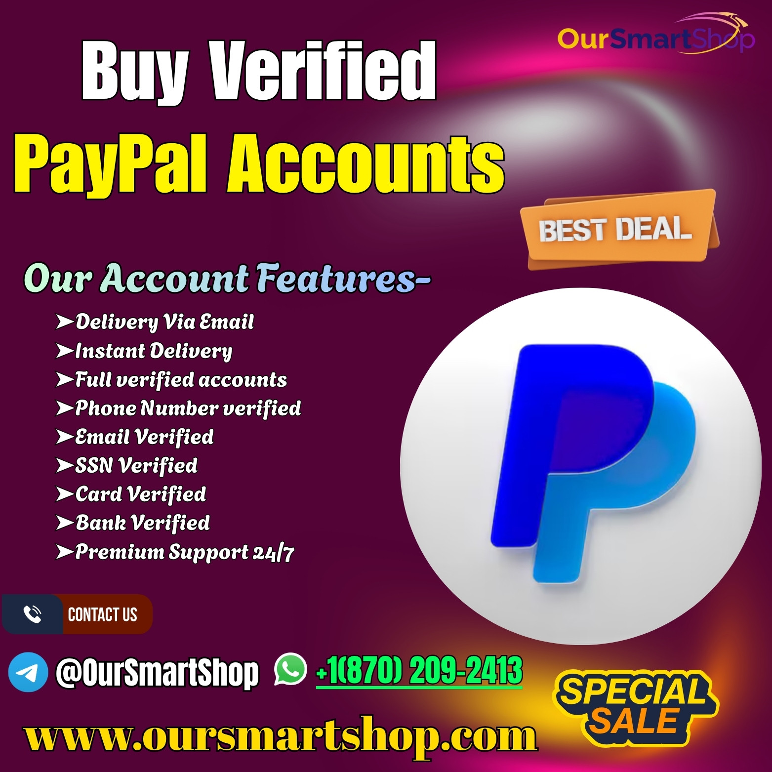 Best Site To Buy Verified PayPal Accounts Aged or New