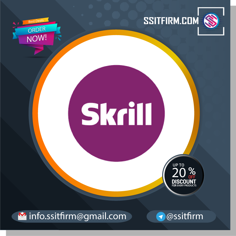 Buy Verified Skrill Accounts - 100% KYC Verified Accounts