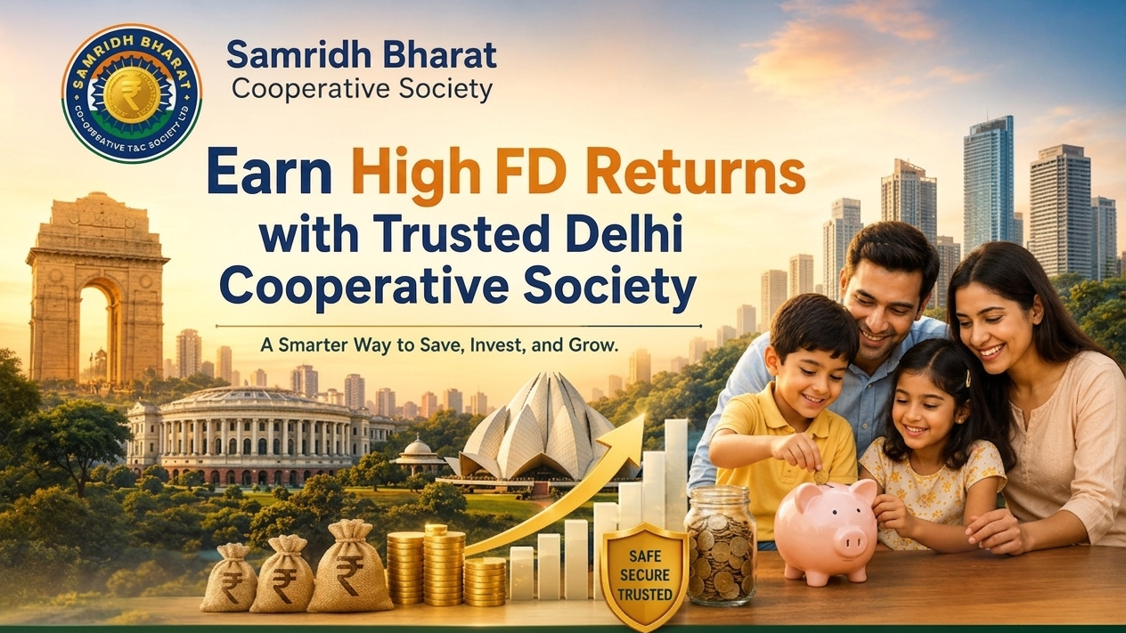 Maximize Your Savings with the Highest FD Interest Rates from Delhi Cooperatives – Samridh Bharat Society