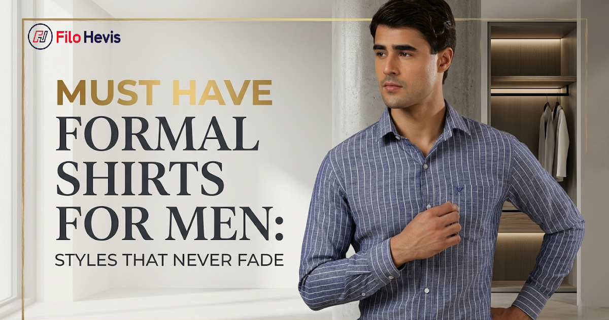 Must Have Formal Shirts for Men: Styles That Never Fade