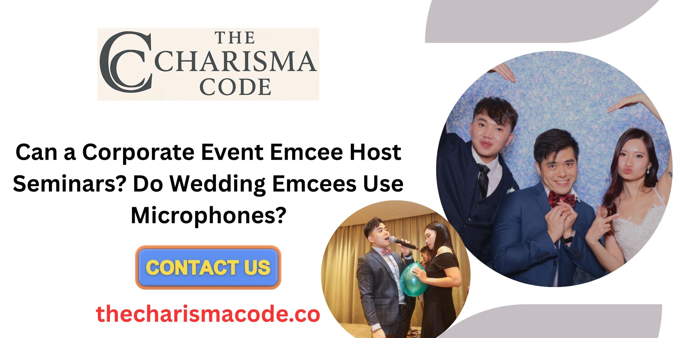 Best Wedding Emcee & Corporate Event Emcee Singapore
