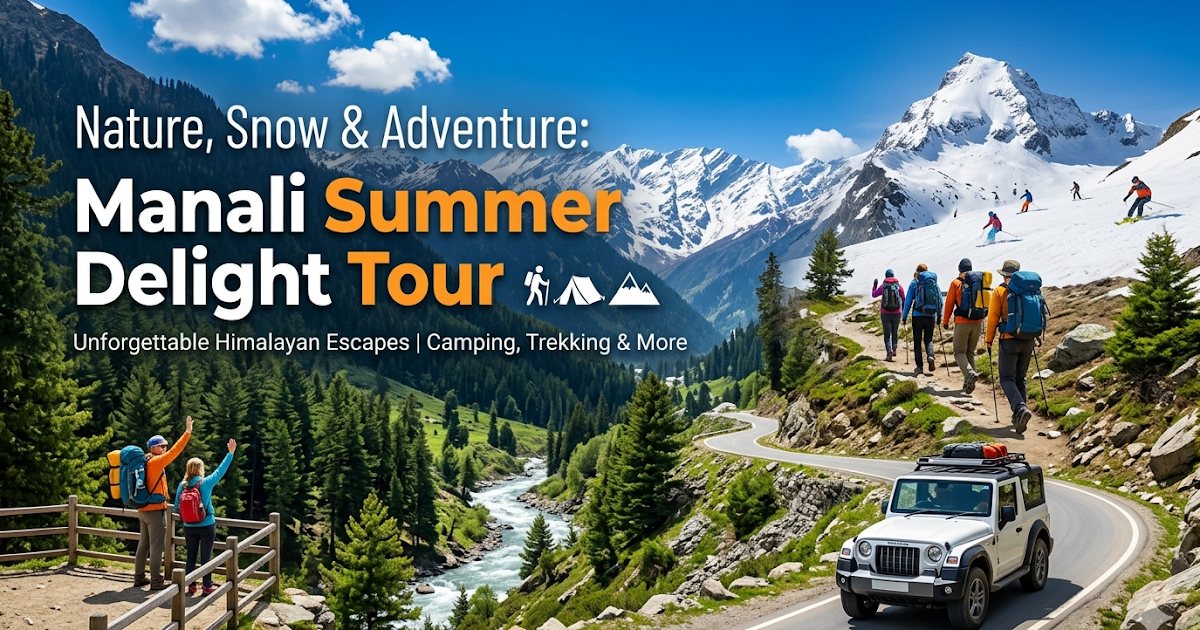 Nature, Snow & Adventure: Manali Summer Delight Tour