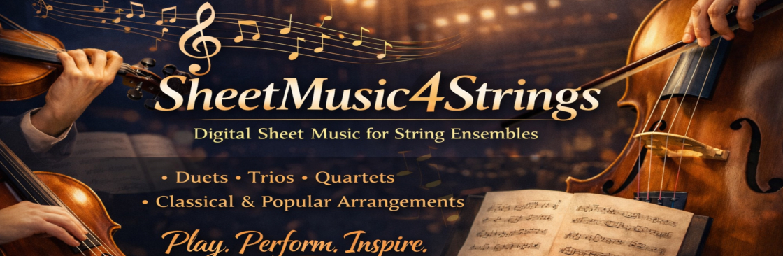 Sheetmusic 4strings