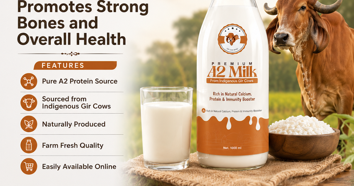 How A2 Milk Gir Cow Promotes Strong Bones and Overall Health