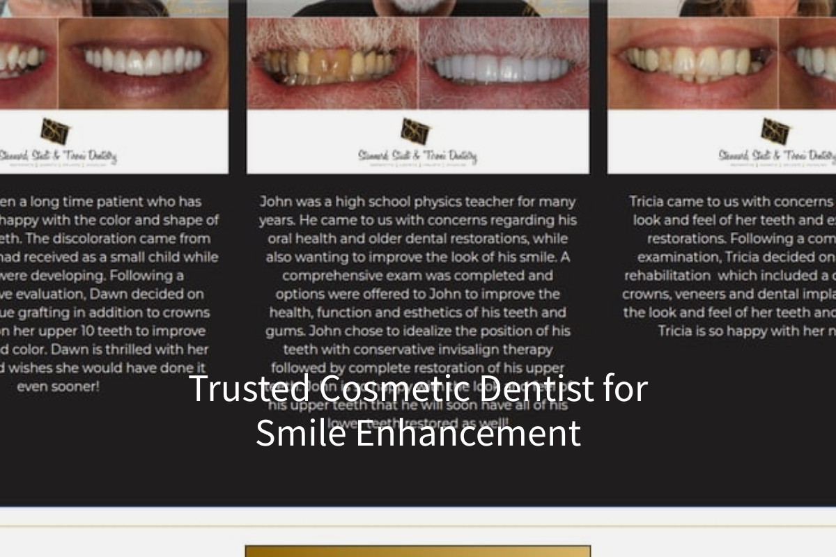 Trusted Cosmetic Dentist for Smile Enhancement