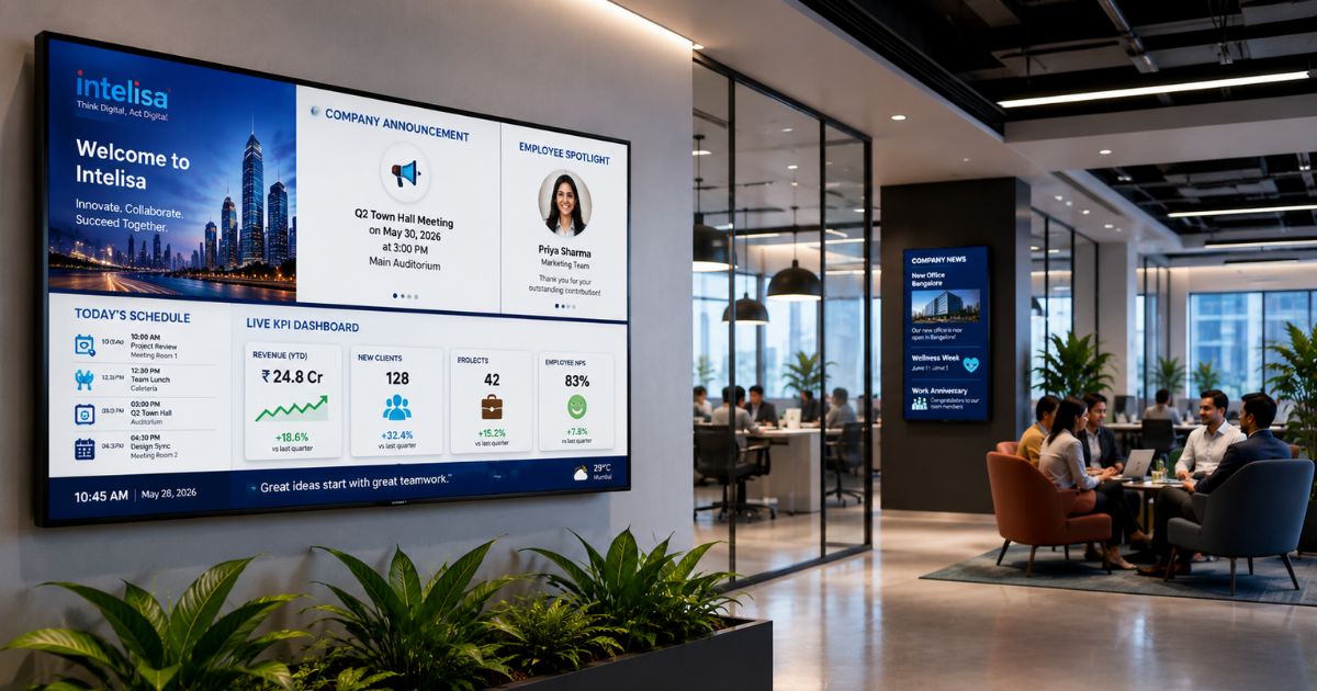 Digital Display Screens: Types, Tech and Business Uses | Intelisa
