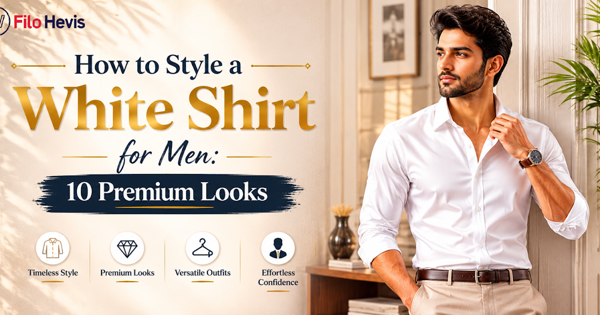 How to Style a White Shirt for Men: 10 Premium Looks