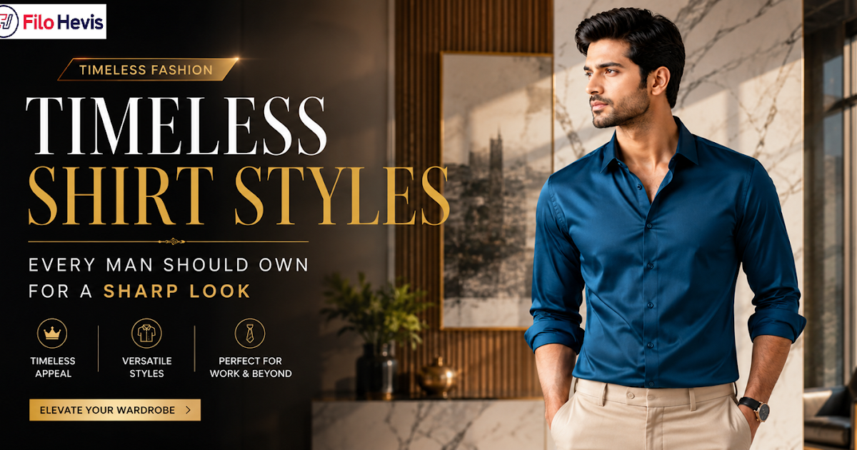 Timeless Shirt Styles Every Man Should Own for a Sharp Look