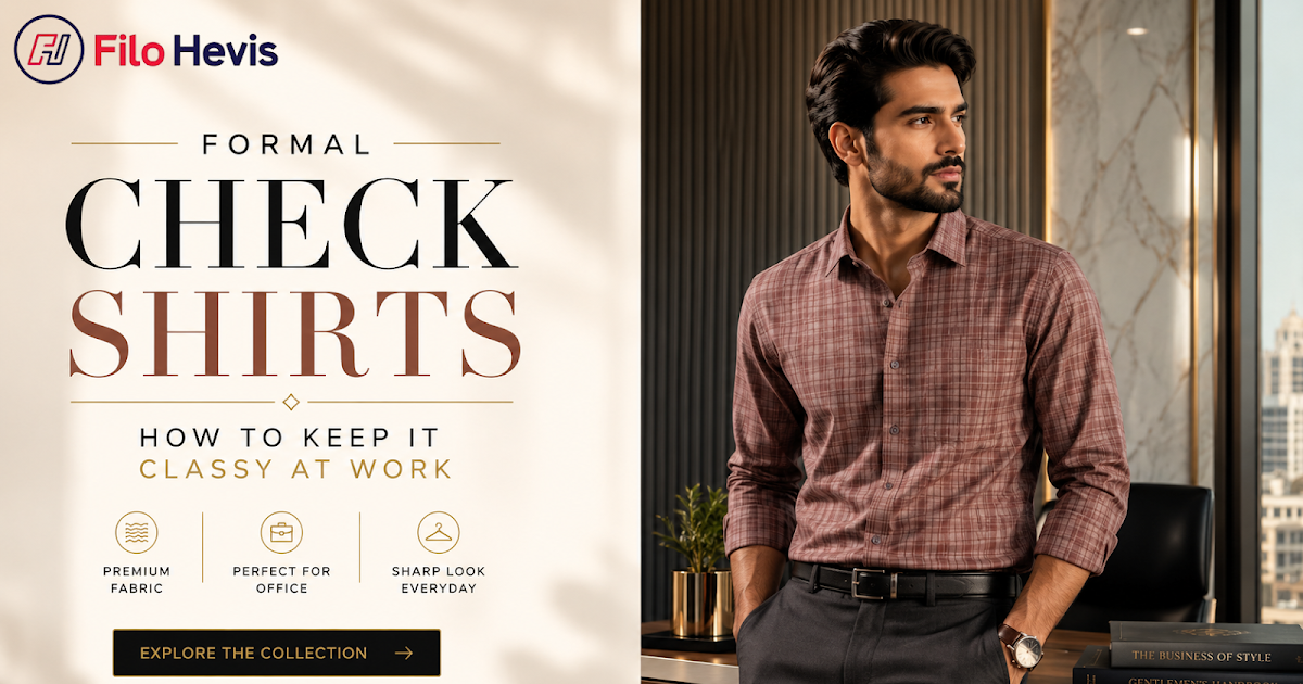 Formal Check Shirts: How to Keep It Classy at Work
