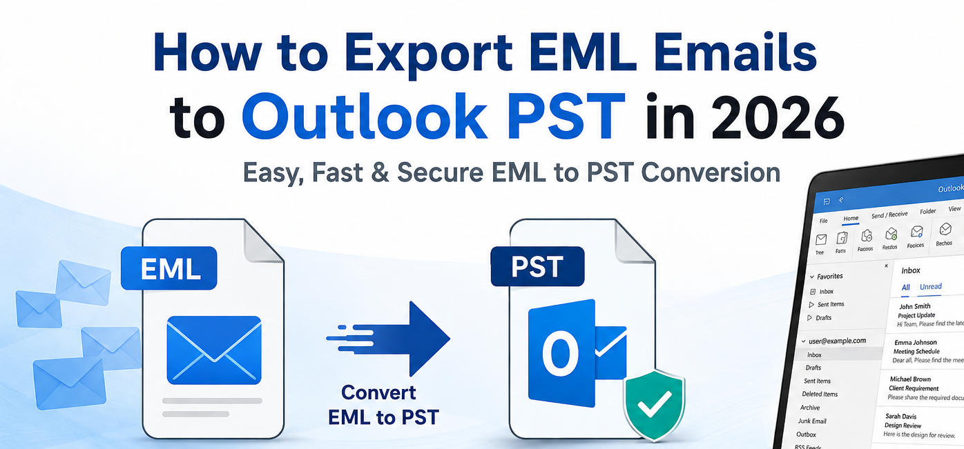 How to Export EML Emails to Outlook PST in 2026 (Step-by-Step Guide)