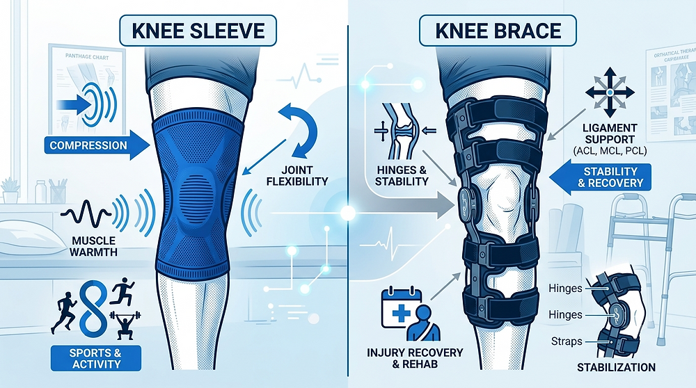 Knee Sleeve vs Knee Brace: Which One Do You Need?