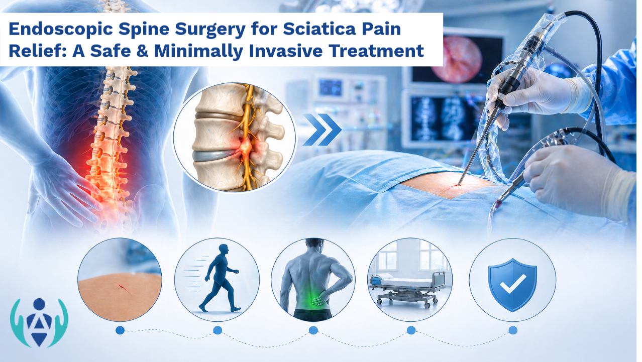 Endoscopic Spine Surgery for Sciatica Pain Relief | Safe & Minimally Invasive - Asian Superspeciality Hostpitals Pvt. Ltd.